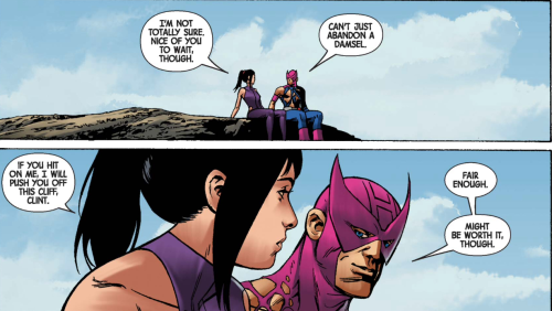 avengerscompound:Clint Barton &amp; Kate BishopGenerations: Hawkeye &amp; Hawkeye