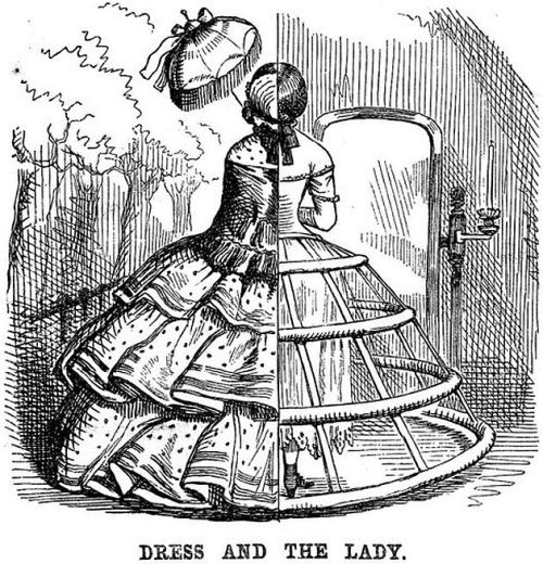 Dress and the Lady. A Victorian lady - an unusual perspective. 