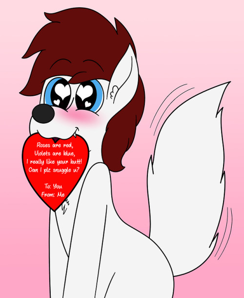 ask-aaronthewolf:Happy Valentine’s day everyone! I luv you all so much! ^w^ x3 <3