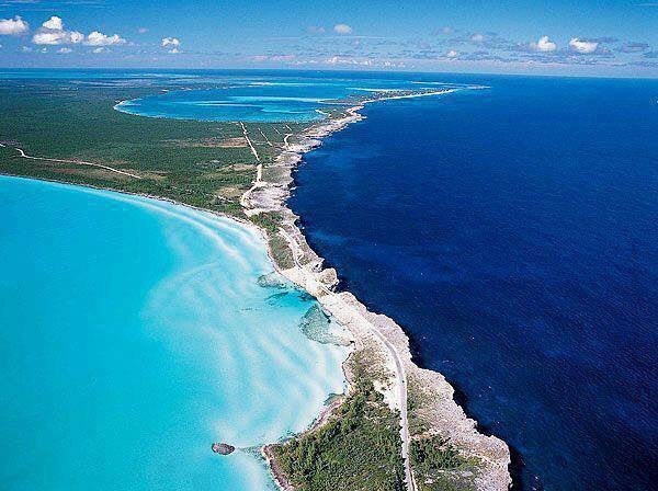 Atlantic Ocean and Caribbean see meet eachother💙🌊🌊🌊 #mothernature #nature