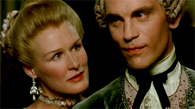 retropopcult:Glenn Close and John Malkovich, Dangerous Liaisons (1988)
