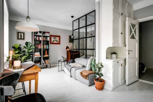 thenordroom:Scandinavian studio apartmentTHENORDROOM.COM - INSTAGRAM - PINTEREST - FACEBOOK