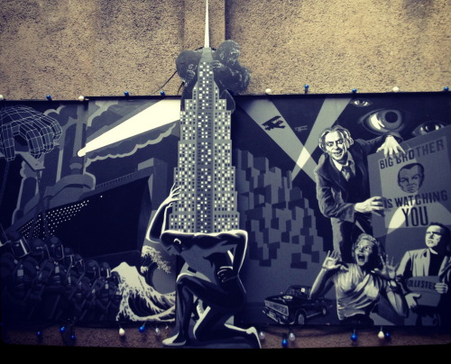 Here's Some Wee Pictures I Took Of Some Billboards In Belfast, One Is A Surreal, Dystopian, Sci Fi Style