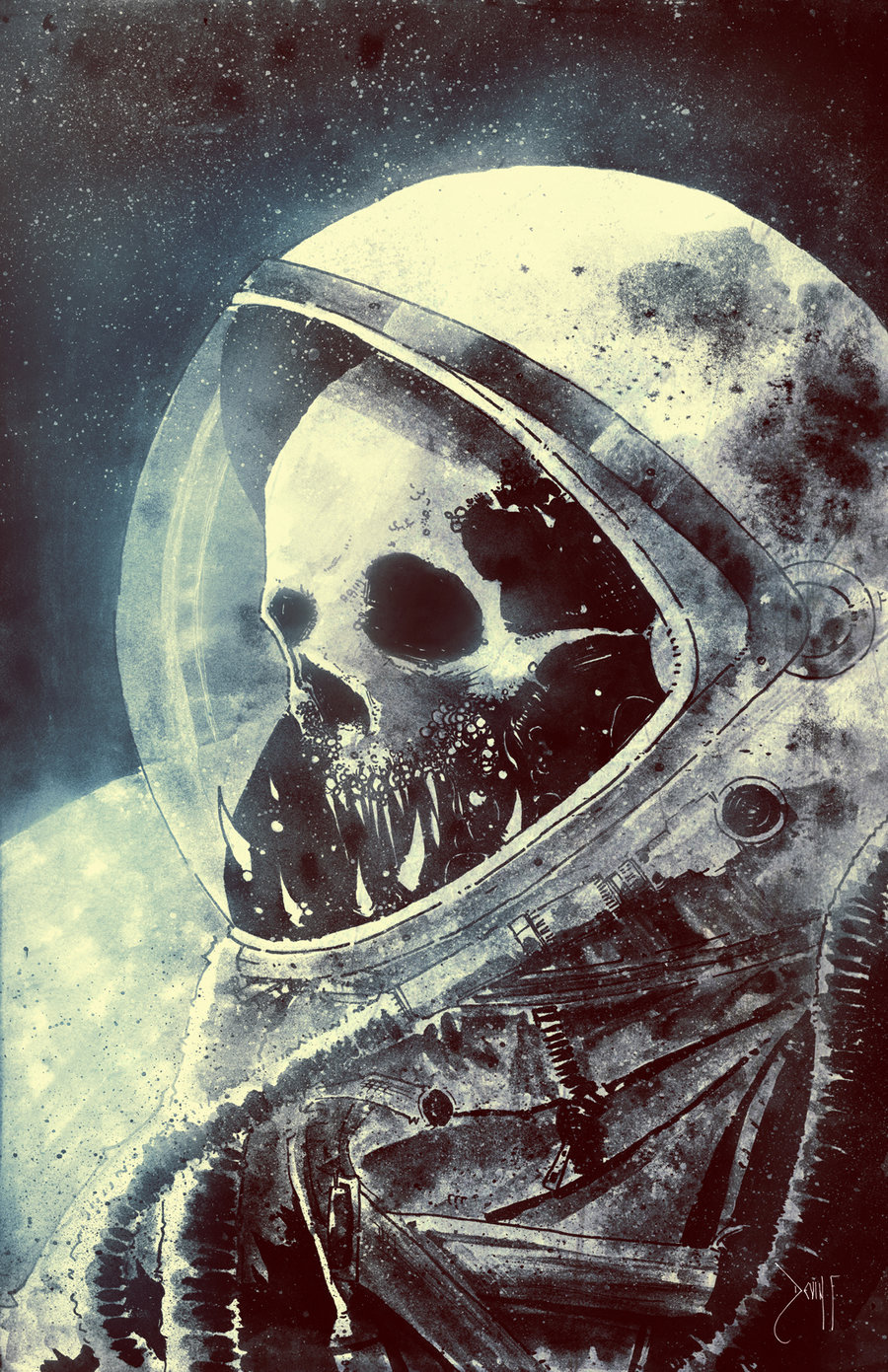 v3l3nomortale:  The Astronaut by Devin-Francisco 