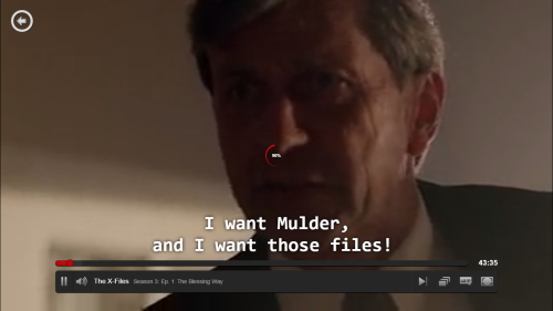 noiceperalta: me when the xfiles isnt loading