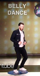 mcavoys:  Last Dance with Chris Evans and Elizabeth Olsen 