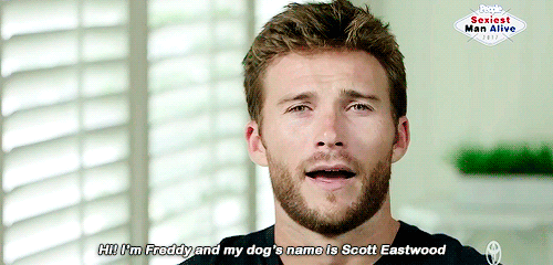 dailyscotteastwood:PEOPLE’s Sexiest Man Alive issue features hunky celebs &amp; their furr