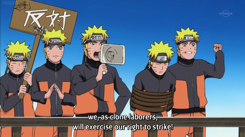 wontonmeme:  naruto fillers are literally just spongebob episodes