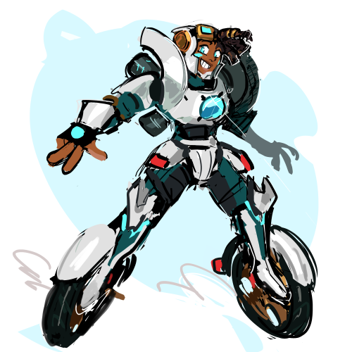 It's Thrash's Turn Under The Cartoon Humanification Beam! Cue The Bomb Rush Cyberfunk OST