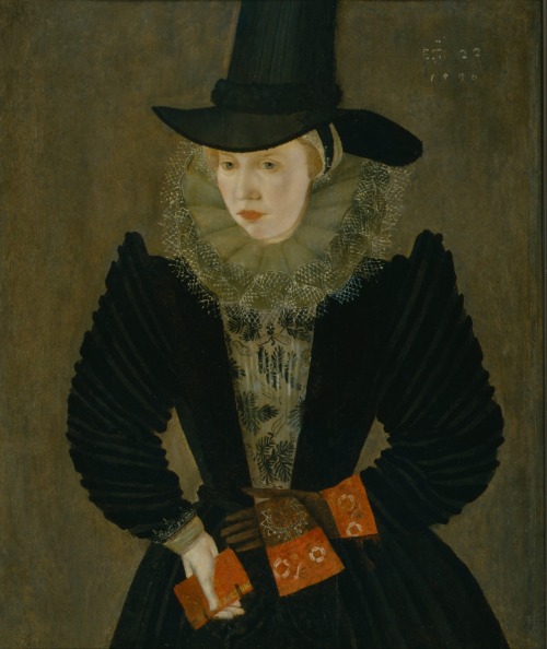 Joan, 1st wife of Edward Alleyn by an artist of the British School, 1596