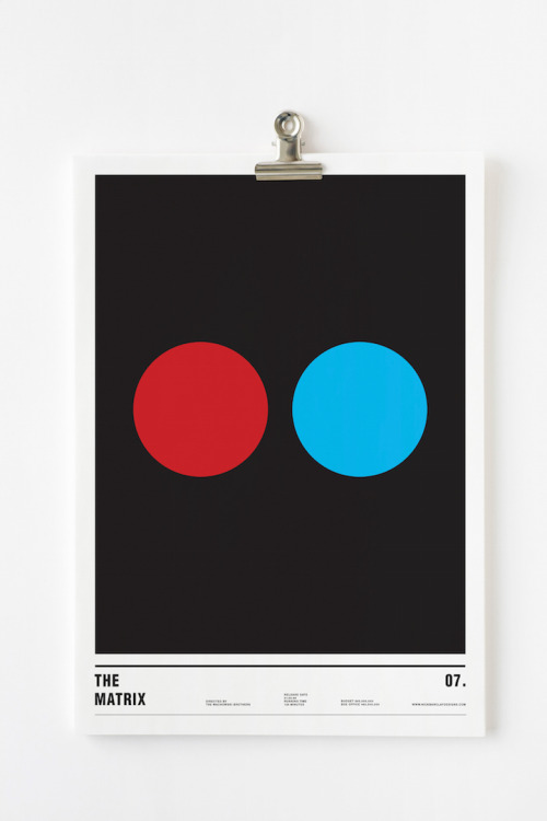 escapekit:  Circle FilmsMinimalist posters have been done to death but designer Nick Barclay has a refreshing take. He has created iconic minimalist movie posters using only circles to capture the film. He condenses down each film into either one circle