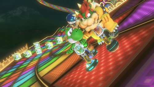 A second batch of Yoshi and Bowser pics from Mario Kart 8 Deluxe. (Yes we already know that these tw