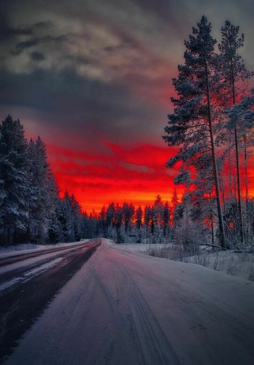 lewerta:    Softly the evening came with the sunset.Photo by Jarno Miettinen   