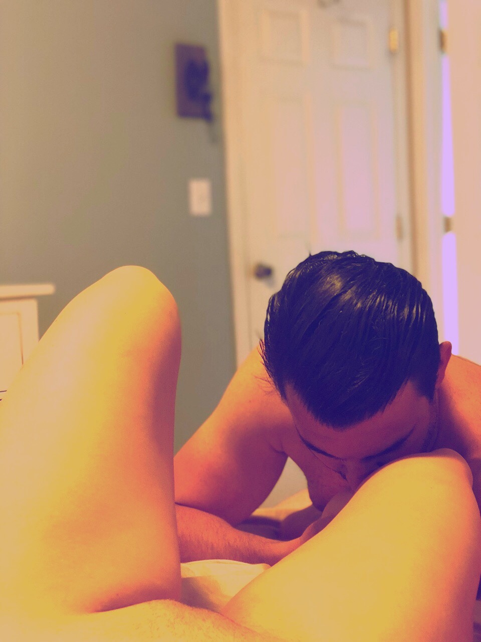 augustkeycouple:  Lover, always ready to serve. Even after he cleaned up our mess