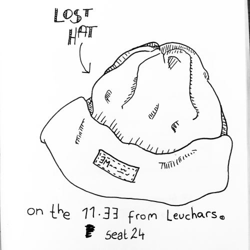 100 Lost Things 2020 - 2: Train Hat (grey)Looking for the lost &lt;3