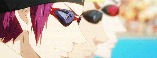forthefuturefestival:“Rin as usual is eager for a race, but Haruka smiles when he looks at Rin.I bel