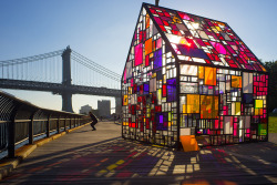 venicepearl:  Tom Fruin’s Stained Glass