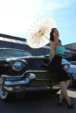 hotrod-girls:  Hotrod Pinup , check more