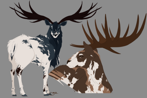 makala-art:Please consider: piebald harts