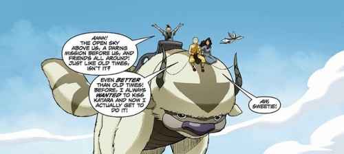 Some Of My Favourite Kataang Moments From The Comics.