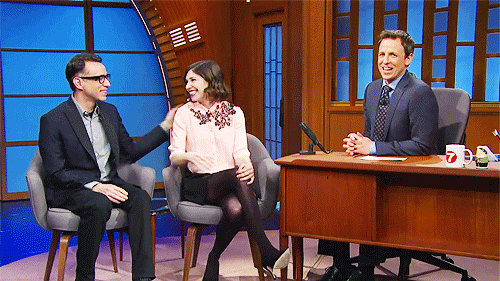 stefon-rneyers:  Seth: Obviously, I know now that working with Fred is the best thing ever, right? C