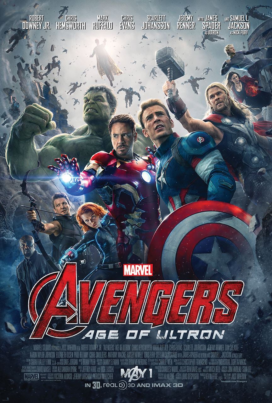 herochan:  The Official Poster for Marvel’s Avengers: Age Of Ultron 