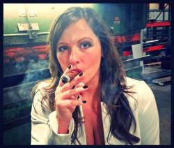 CIGAR Capnolagnia Female Smoking Fetish (NSFW