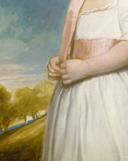 Jaded-Mandarin:  George Romney. Detail From Portrait Of Miss Juliana Willoughby,