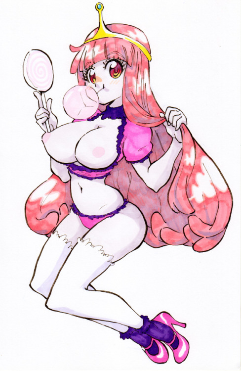 rafchu:  NSFW!Two new Princess commissions, Bubblegum Princess from Adventure Time and the Frozen sisters!My Disney culture is strictly limited to Aladdin and Kuzco so they might be sliiightly off-model 3__3;