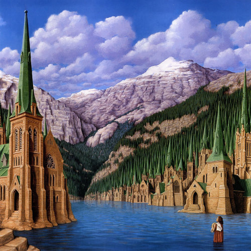 Optical Illusion Paintings By Rob Gonsalves