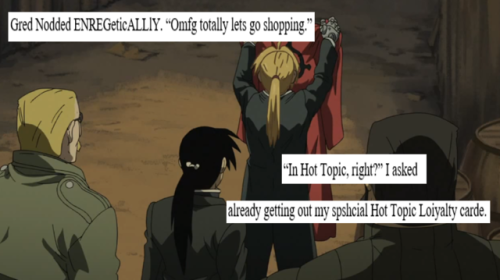 incorrectfmadialogue:FMA X My Immortal Part 1