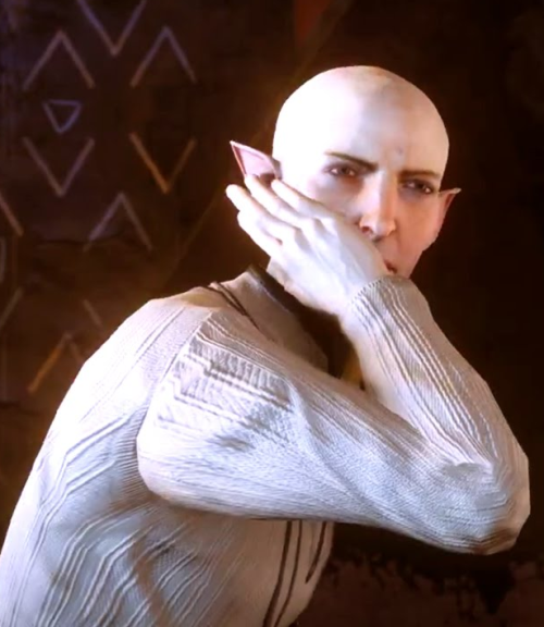 “Today’s Sapiosexual character of the day is:Solas from Dragon Age”