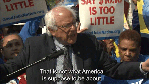 sanders4prez:  violent-heartache:  #voteBernieSanders  Enough is Enough! 