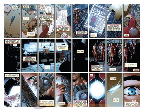 brianmichaelbendis: PREVIEW: INVINCIBLE IRON MAN #1 A few thoughts…Look at davidmarquez and j