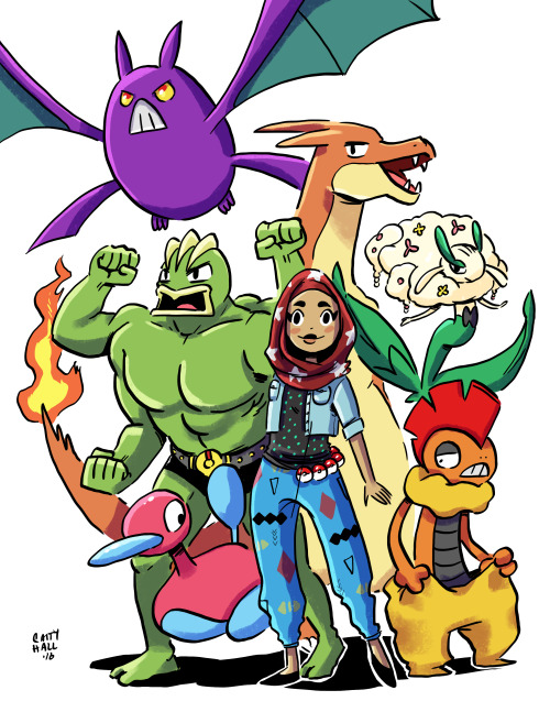 Pokemon team for @yaarmanderThanks again!