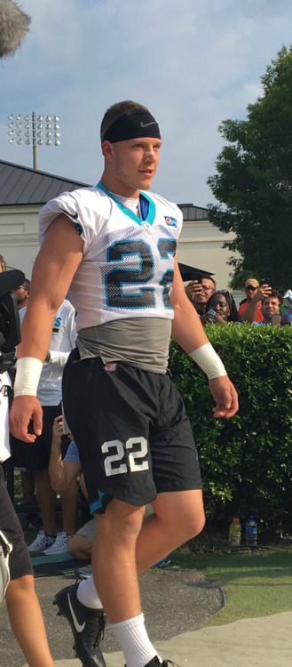 hotsexyathletes: Christian McCaffrey, pre-season porn pictures