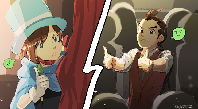 wonderfulworldofmoi:  !!! I also have this headcanon that Apollo teaches Trucy his