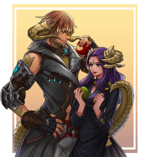 lukreva:FFXIV commission for @hellcrypunch and @lulu-ffxiv ! Commission Info (open with browser)