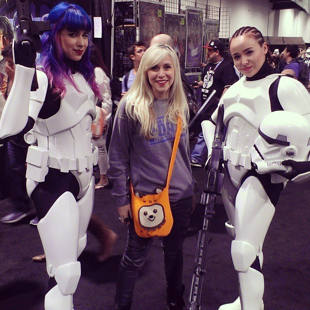 #Femtrooper girls showing #AhsokaTano support!!! #AHSOKALIVES #StarWars #SWCA #RogueRebels (at Star Wars Celebration 2015 Anaheim)