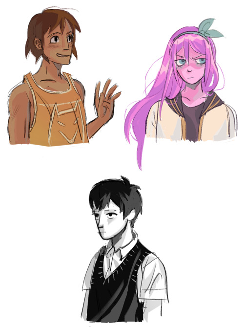 birdiebrunch: still learning how i wanna draw these terrible kids. can u tell which one’s my f