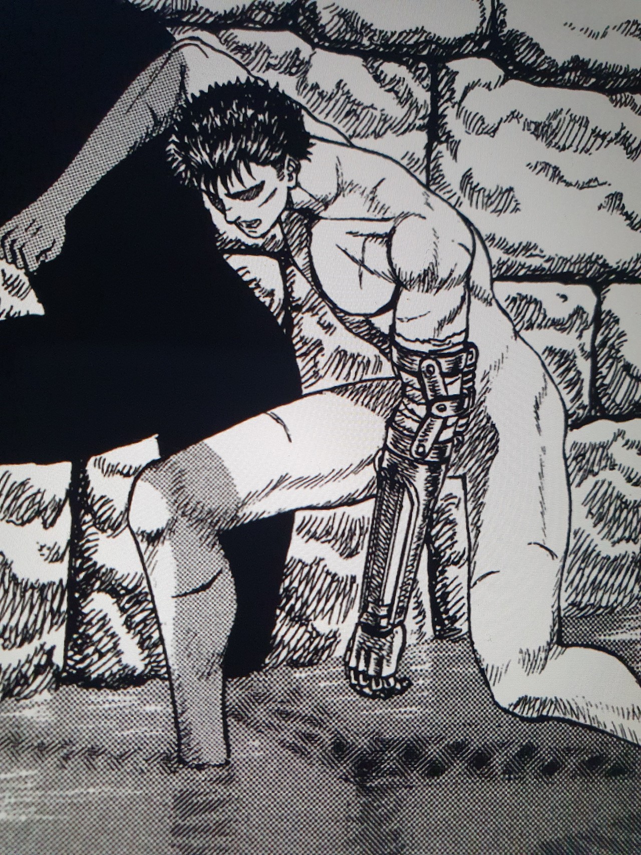 becausegoodbye:I&rsquo;m currently reading Berserk, which is a manga about the
