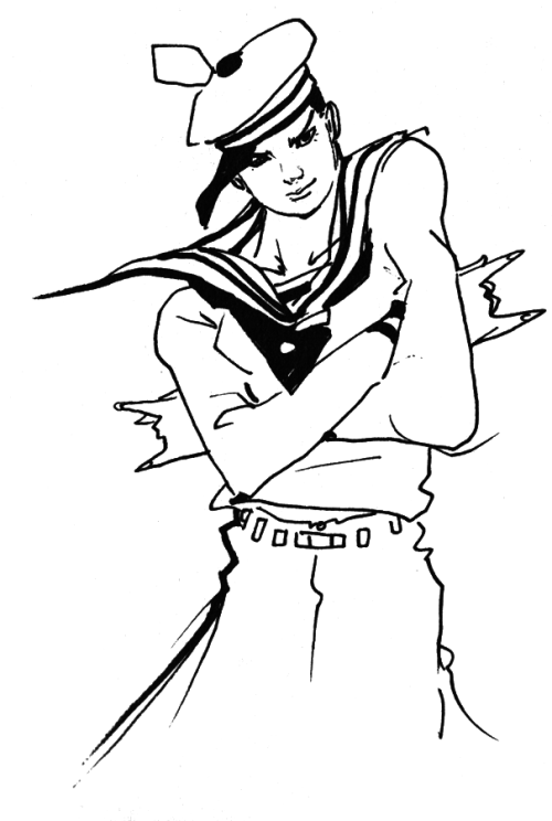 justkakthings: JoJolion Volume 13 Araki Sketches