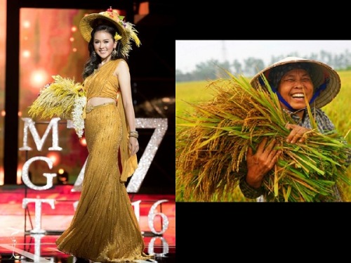 Miss Grand Thailand, 2016. Each contestant represents a province of Thailand. (Photo collages and in