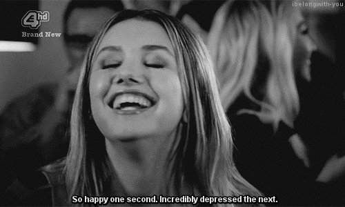 smilethroughtears96:  “So happy one second. Incredibly depressed the next.”