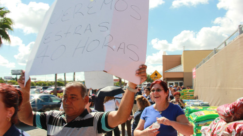 changewalmart:BREAKING! Walmart associates strike in Miami today: http://www.salon.com/2013/10/18/