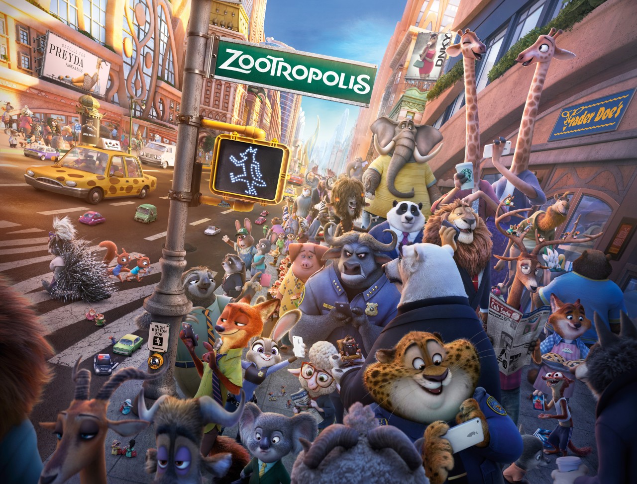 lancerbuck:  So apparently that famous Zootopia poster was a crop of a much bigger