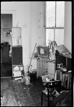 basquiatwowo:Basquiat’s apartment photographed by Alexis Adler 1979-1980