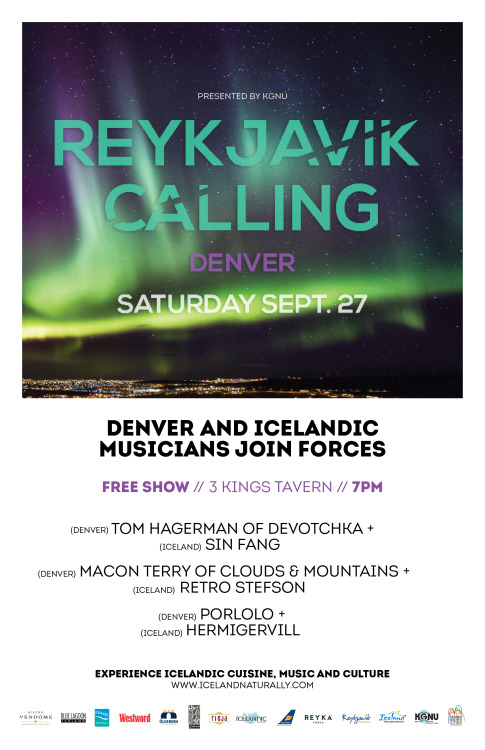 VOTE for the song you want to hear at Reykjavik Calling in Denver! http://on.fb.me/XqzEtU