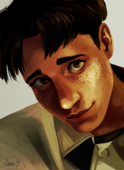 kimiooon:  marco and his freckles based on photo 