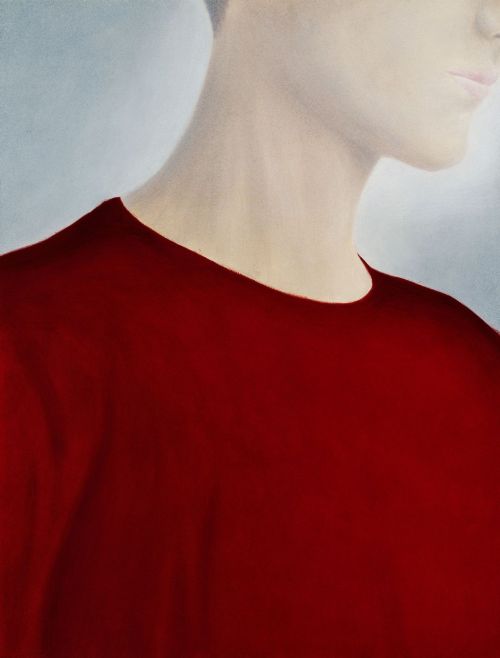 grundoonmgnx: Bertram Hasenauer (Austrian, b. 1970), Still hanging on to what may be, 2015  Acrylic on wood, 60 x 46 cm 